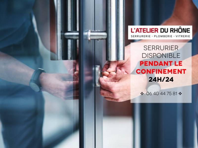 Serrurier disponible 24H/24 pendant le confinement à Lyon