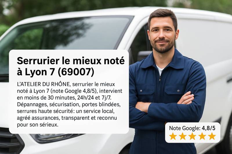 Le meilleur serrurier à Lyon 7
