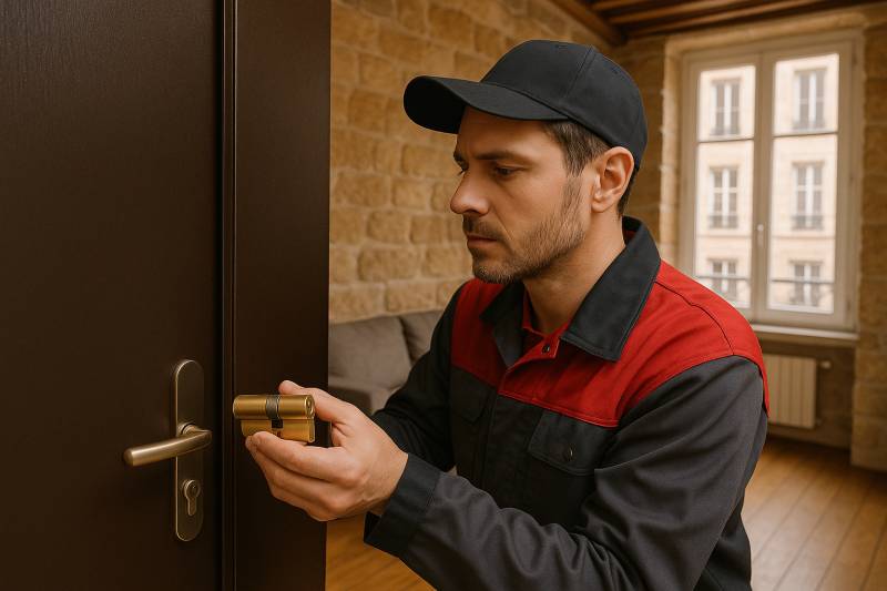 Changement de cylindre dans un appartement à la Croix-Rousse (Lyon 69004) 