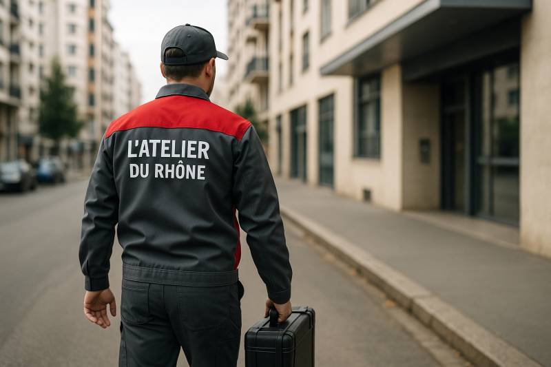 Intervention dans un immeuble des Gratte-Ciel par notre serrurier pour syndic à Villeurbanne