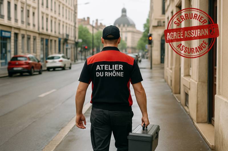 Intervention en urgence par un serrurier agréé assurances à Lyon 7