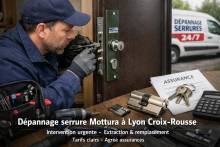 Notre zone d'activité pour ce service Meilleur prix pour remplacer la serrure ancienne d'une maison à Villeurbanne Gratte-ciel